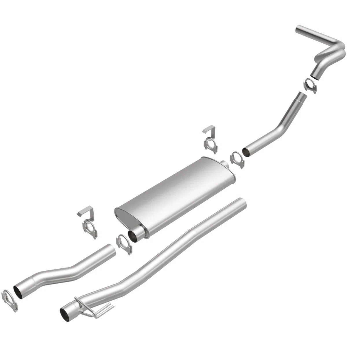 Fits 1989-1993 GMC K2500 Direct-Fit Replacement Exhaust System 106-0474